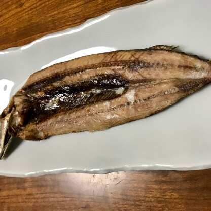 美味しく焼けました！
秋刀魚ってシンプルだけど美味しいですよね(⌒▽⌒)